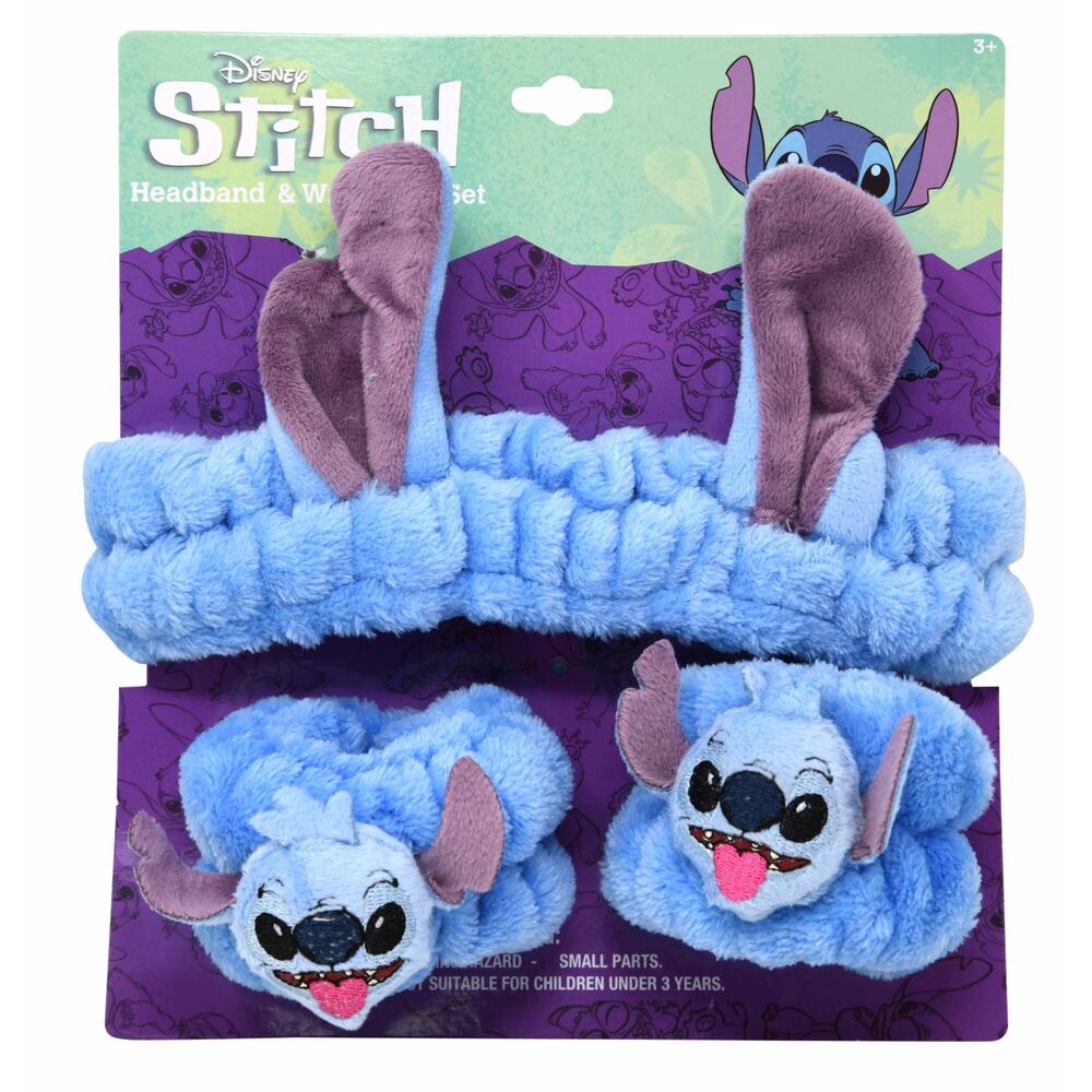 Stitch Plush Headband & Wristband Set